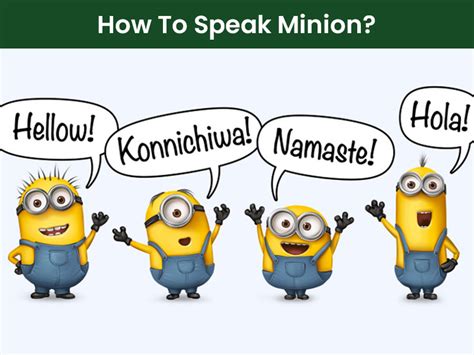 What Language Do Minions Speak Minions In Despicable Me
