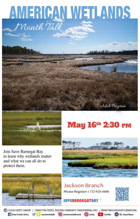American Wetlands Month Talk Ocean County Tourism