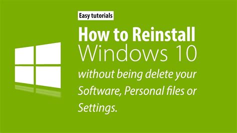 Reset Windows 10 How To Reinstall Windows 10 Without Losing Data Vrogue