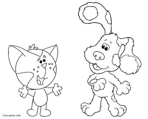 Blues Clues Birthday Coloring Page Coloring Pages