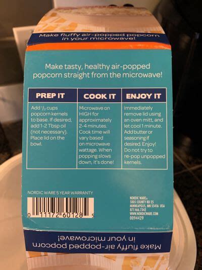 Maybe you would like to learn more about one of these? Microwave Popcorn Bowl InstructionsBestMicrowave