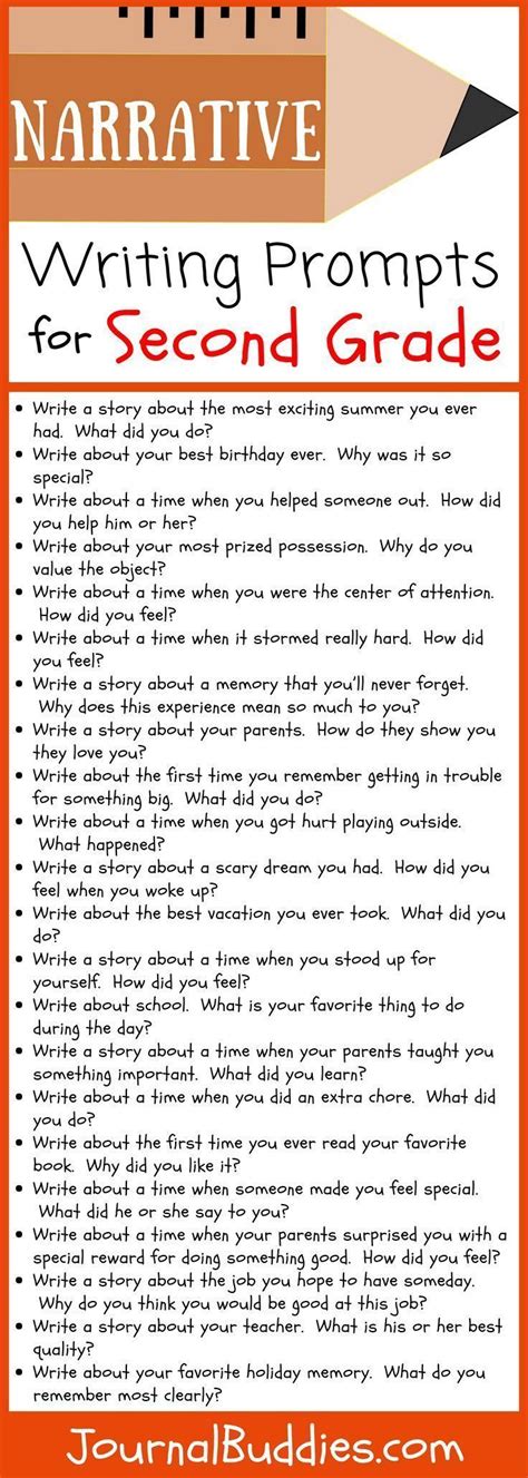 Ideas For Narrative Writing