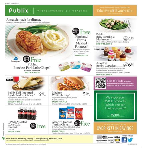 Publix Weekly Ad January 20 26 2016 Weekly Ads And Circulars