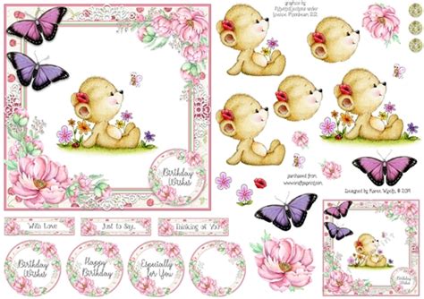 Cherry Blossom Teddys Flutter Cup9920911056 Craftsuprint