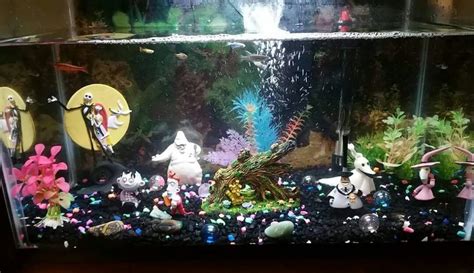 9 decorate your aquarium with ceramic pieces for a pop of color 10 find old glass jars or bottles for cheap decorations 11 tie it all together with a fun background Fish tank | Fish tank decorations, Home aquarium fish ...