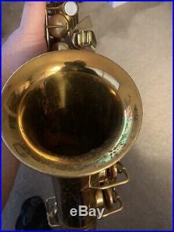Gorgeous Conn M Alto Sax Naked Lady Rolled Tone Holes And