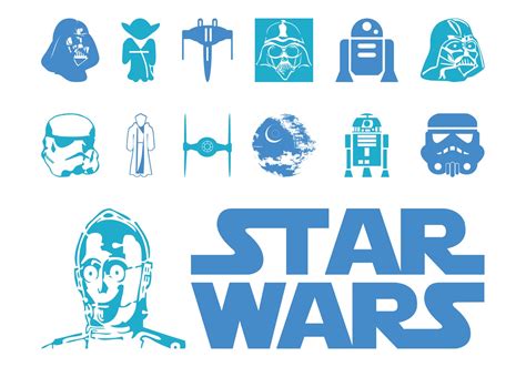 Star Wars Logo Vector Art Icons And Graphics For Free Download