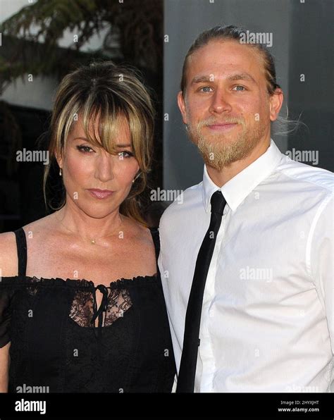 Katey Sagal And Charlie Hunnam During The Sons Of Anarchy Season Three Premiere Screening At