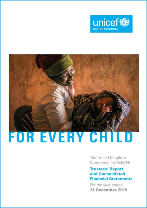 Unicef Uk Annual Report 2019 Unicef Uk