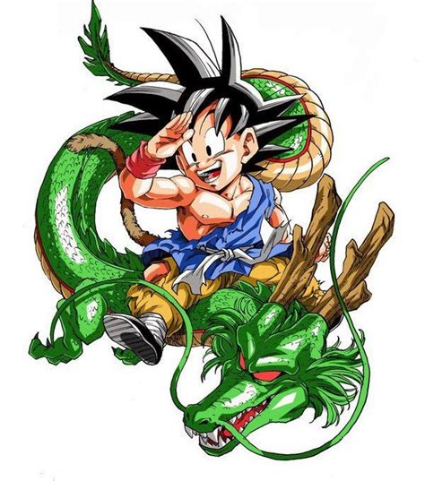 It is an adaptation of the first 194 chapters of the manga of the same name created by akira toriyama. Goku and Shenron - Dragon Ball Z Photo (32585848) - Fanpop