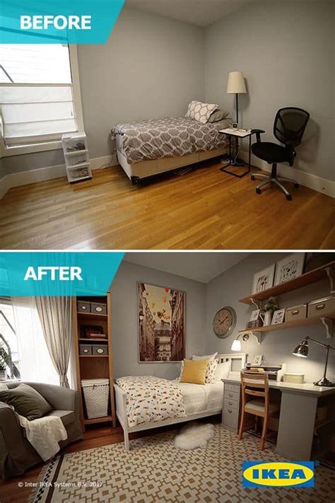 A space to study and rest. 26 Small Bedroom Makeover Ideas that Better Your Day ...