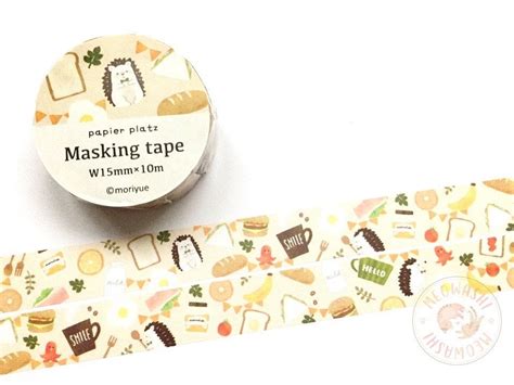 papier platz moriyue hedgehog washi tape washi tape washi masking tape