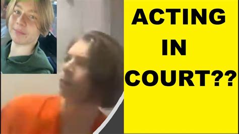 Aiden Fucci In Court Footage Youtube