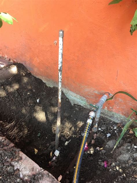 The trenches should be 2 to 3 inches below. plumbing - How to identify what outdoor pipe is for ...