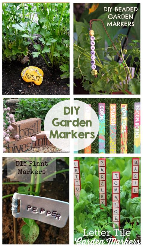 Diy Garden Markers The Crafting Chicks