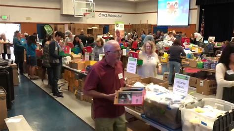Operation Christmas Child Packing Party Youtube