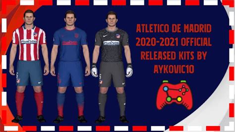 Club atlético de madrid plays in la liga on wanda metropolitano stadium. Atletico De Madrid Kit 2021 Pes / Efootball Pes 2020 Atletico De Madrid Kits 2020 By Aerialedson ...