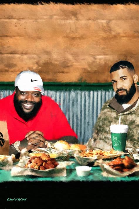 Drake X Rick Ross Lemon Pepper Painting Postern Postertok