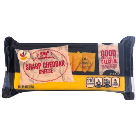 Save On Our Brand Cheddar Cheese Sharp Yellow Natural Order Online