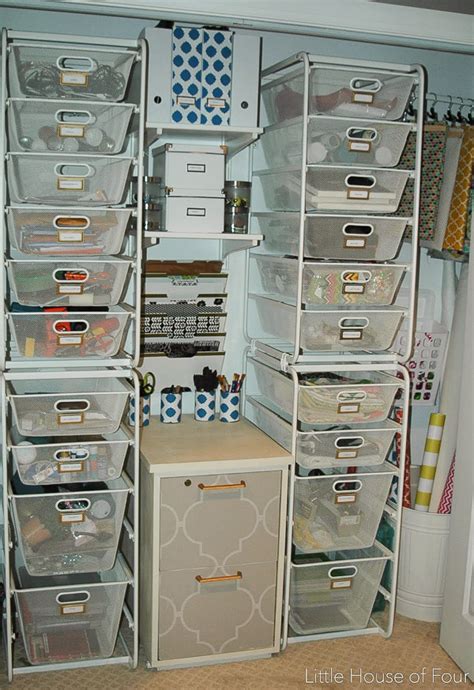 Shutter washi tape storage from crafting in the. The Craft Closet is Complete... | Little House of Four ...
