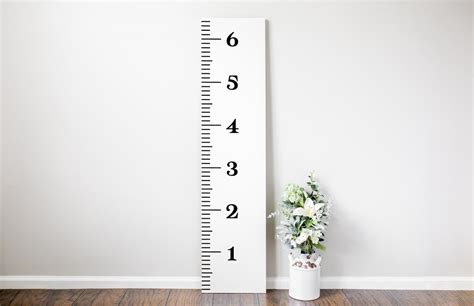 Set Growth Chart Svg Png Growth Ruler Svg Bundle Wall Etsy