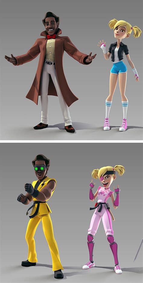 20 Beautiful 3d Cartoon Character Designs By Andrew Hickinbottom