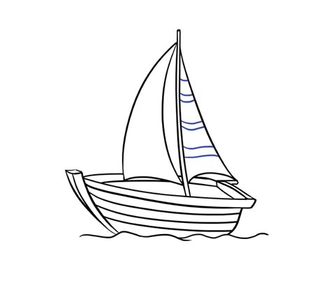 Sailboat Drawing For Kids Free Download On Clipartmag