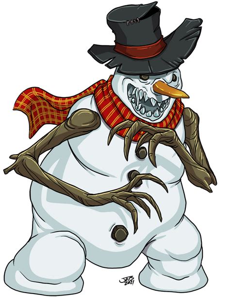 Evil Snowman By Prodigyduck On Deviantart