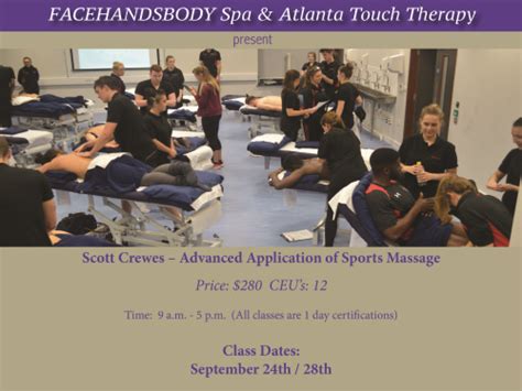 Ceu Course Massage Therapist In Atlanta Ga