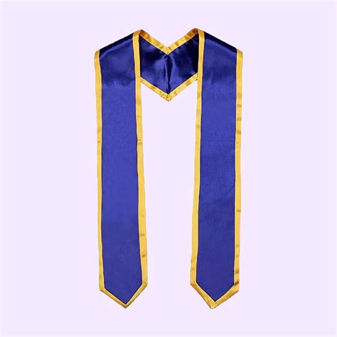 Wholesale Blank Graduation Stole With Classic Tip And Trim
