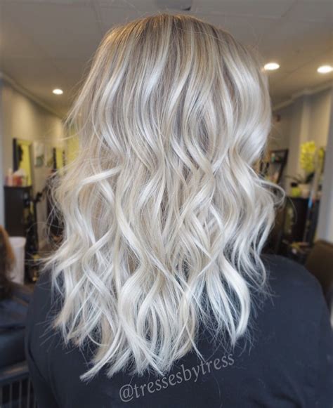 Platinum White Blonde Balayage Hair Styles Platinum Blonde Hair