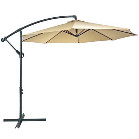 Sunnydaze Ft Cantilever Offset Steel Patio Umbrella With Crank