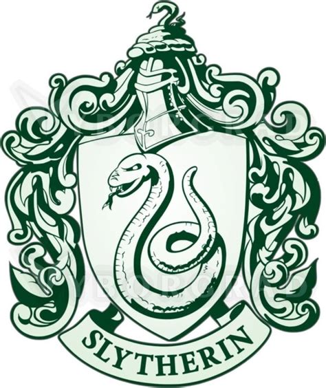 Slytherin emblem SVG, Faculties of Hogwarts PNG, Harry Potter universe