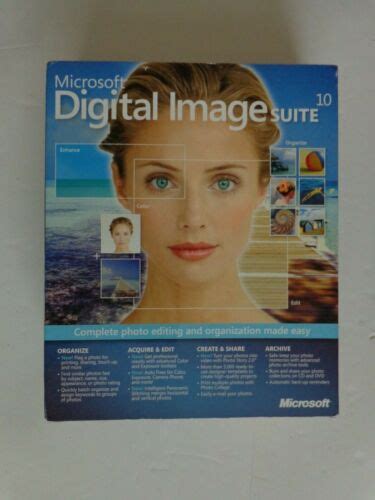 Microsoft Digital Image Suite 100 805529806429 Ebay