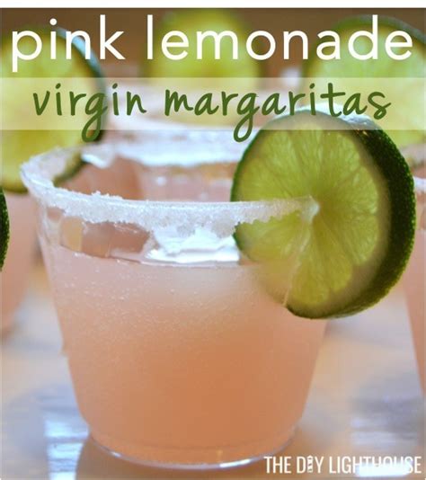 Pink Lemonade Virgin Margaritas For Cinco De Mayo