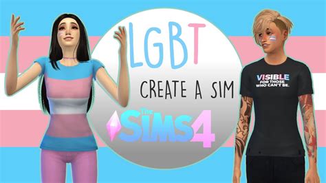 Pride Month Trans And Nonbinary Sims Lgbt Sims 4 Cas Wip Wednesday Youtube
