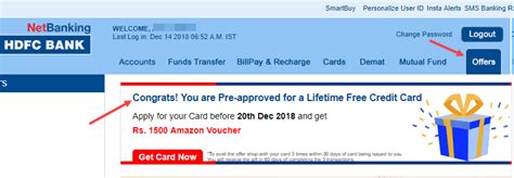 You can call hdfc customer. How To Apply HDFC Pre-Approved Life Time Free Credit Card Online - AllDigitalTricks