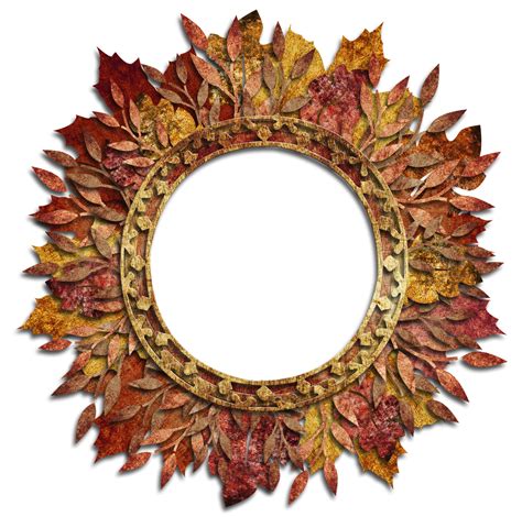 Round Autum Frame Gallery Yopriceville High Quality Free Images And