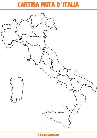 Cartina Geografica Italia Da Stampare Disegni Da Colorare Stampabili