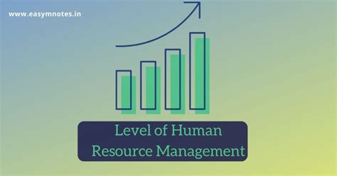 Level Of Human Resource Easy Management Notes