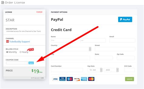 How Do I Enter Coupon Codes Tubebuddy Support