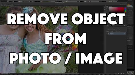 Remove An Object From Photo Or Image Photoshop Cc Youtube