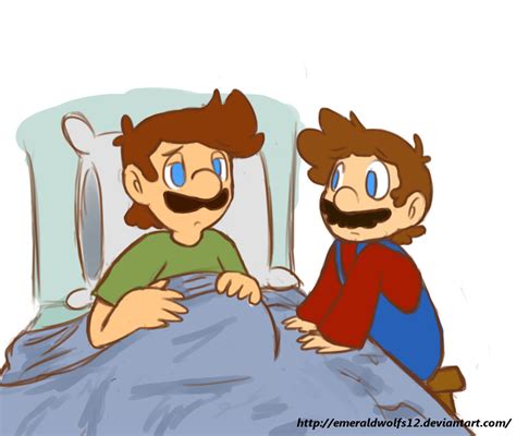 In Bed By Mariobrosyaoifan12 On Deviantart