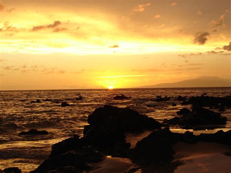 Maui Beach Sunset Wallpaper Wallpapersafari