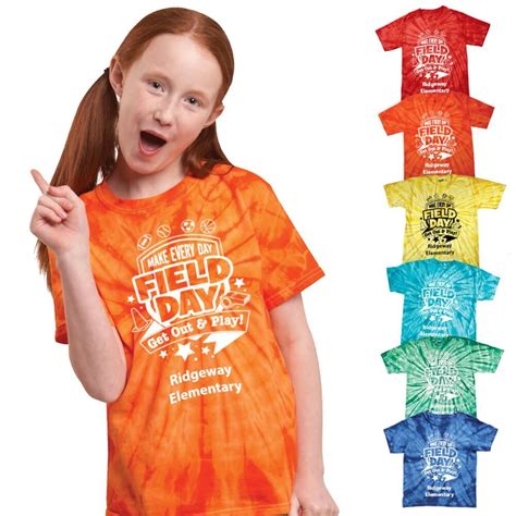 Field Day 2017 Youth Tie Dye T Shirt 4 Great Designs