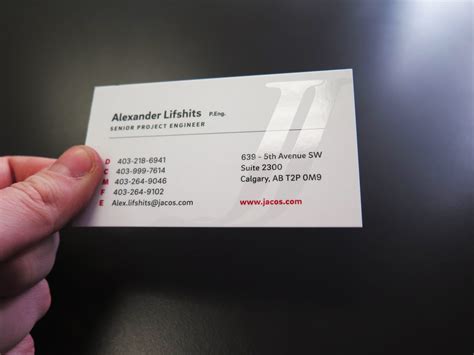 Mini cards, also known as slim cards come in at 3.5″ x 1.5″ and are really cool because they are essentially the same size as regular business cards, just a bit slimmer. Raised Spot UV Business Cards in Calgary - Minuteman Press ...