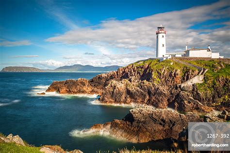 Seascape With Fanad Head Lighthouse Stock Photo