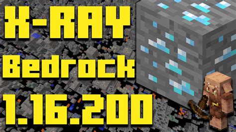 Maybe you would like to learn more about one of these? How To Get XRAY in Minecraft Bedrock Edition 1.16.200 FREE ...