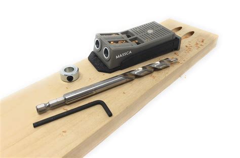 Massca Twin Pocket Hole Jig Set Adjustable And Easy To Use Joinery