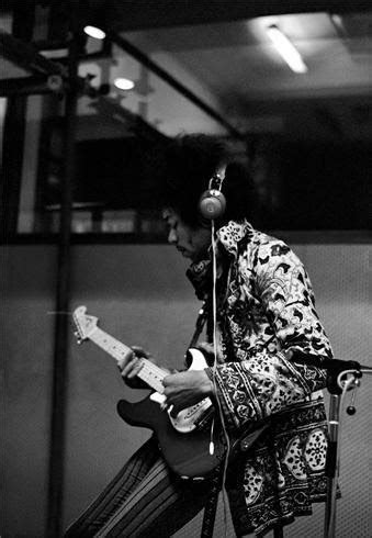 Jimi Hendrix Playing Guitar